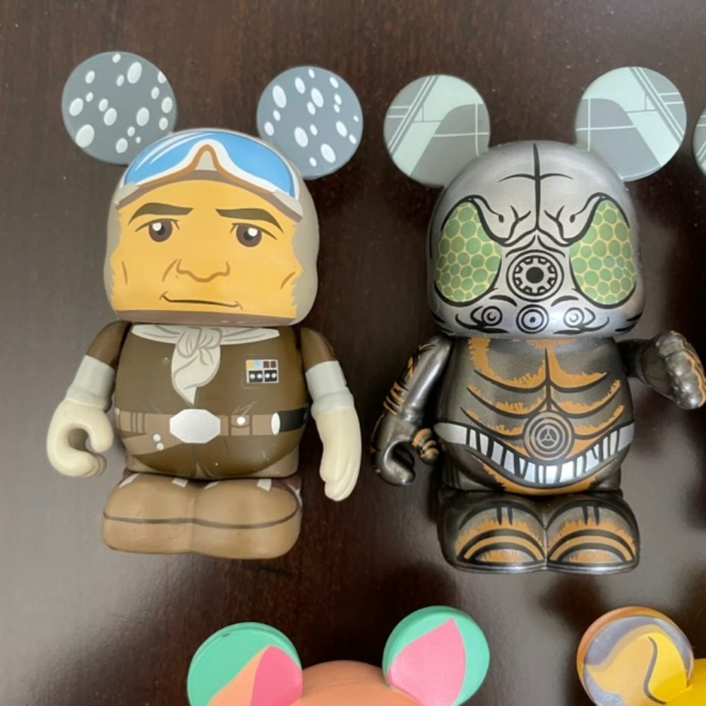 Disney Vinylmation 7 PC Lot Villians Mortimer Mouse Chaser Urban Redux Star Wars - Picture 2 of 13